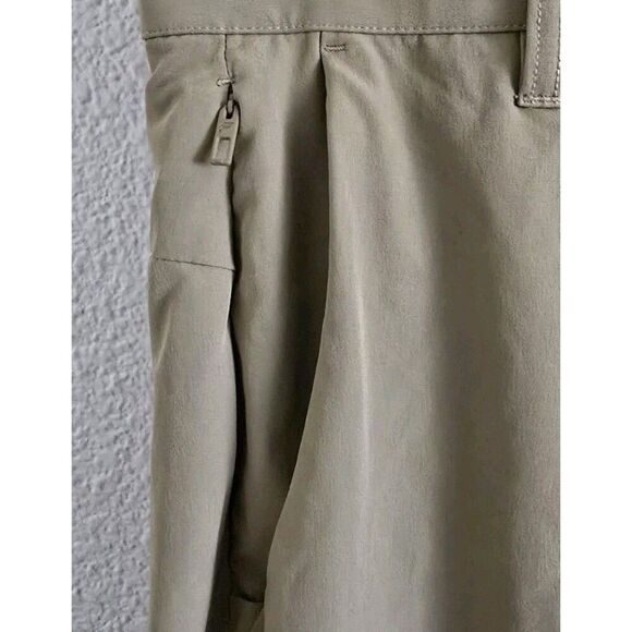 Fabletics The Only Pants Mens 32x32 Beige Slim Fit Straight Stretch Meas. 31X29 - Picture 7 of 11